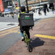 An Uber Eats delivery person in Tokyo